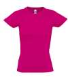 11502 Ladies Imperial SOL'S Ladies Imperial Heavy T-Shirt Fuchsia colour image